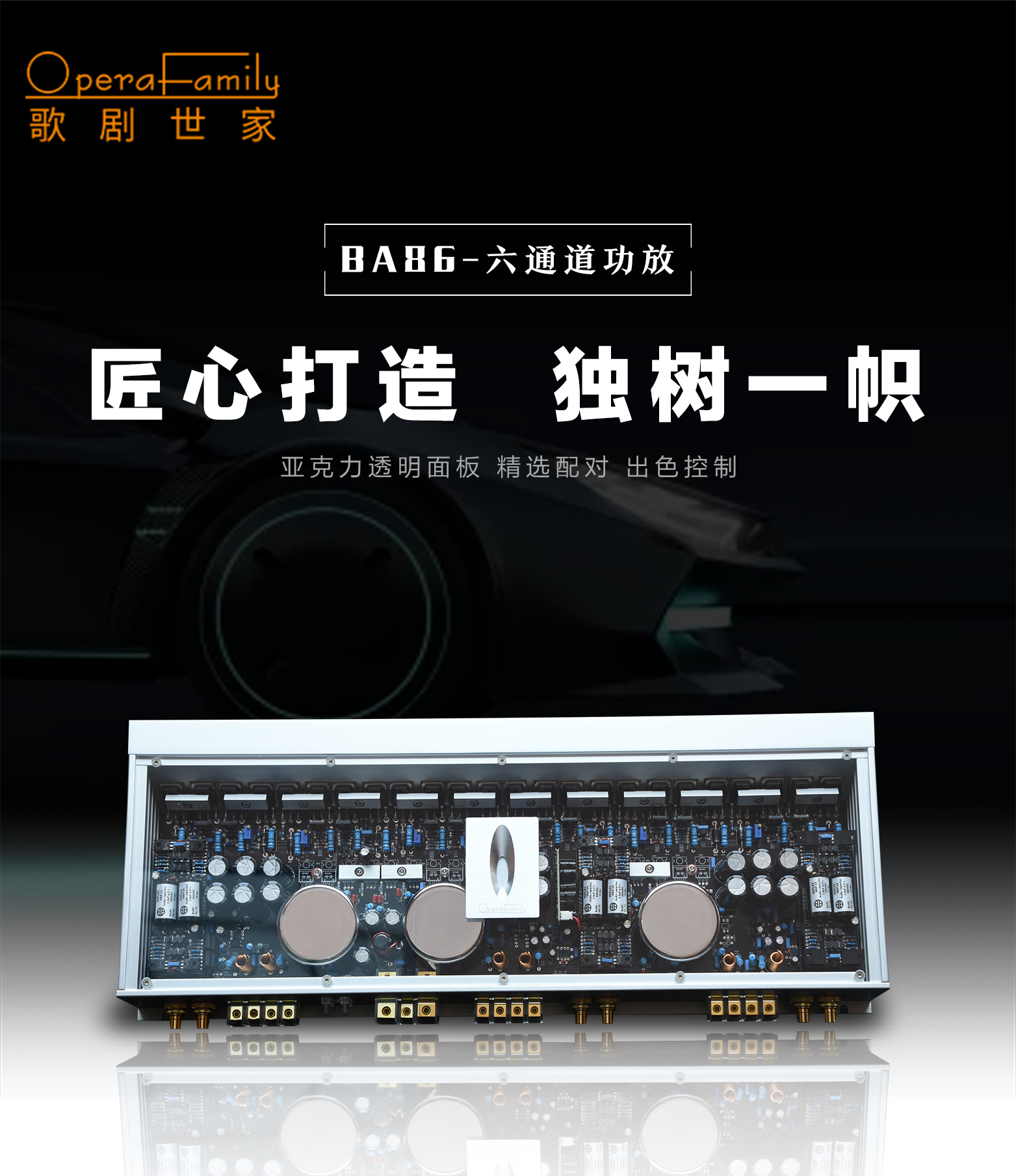歌劇世家BA 86六通道功放