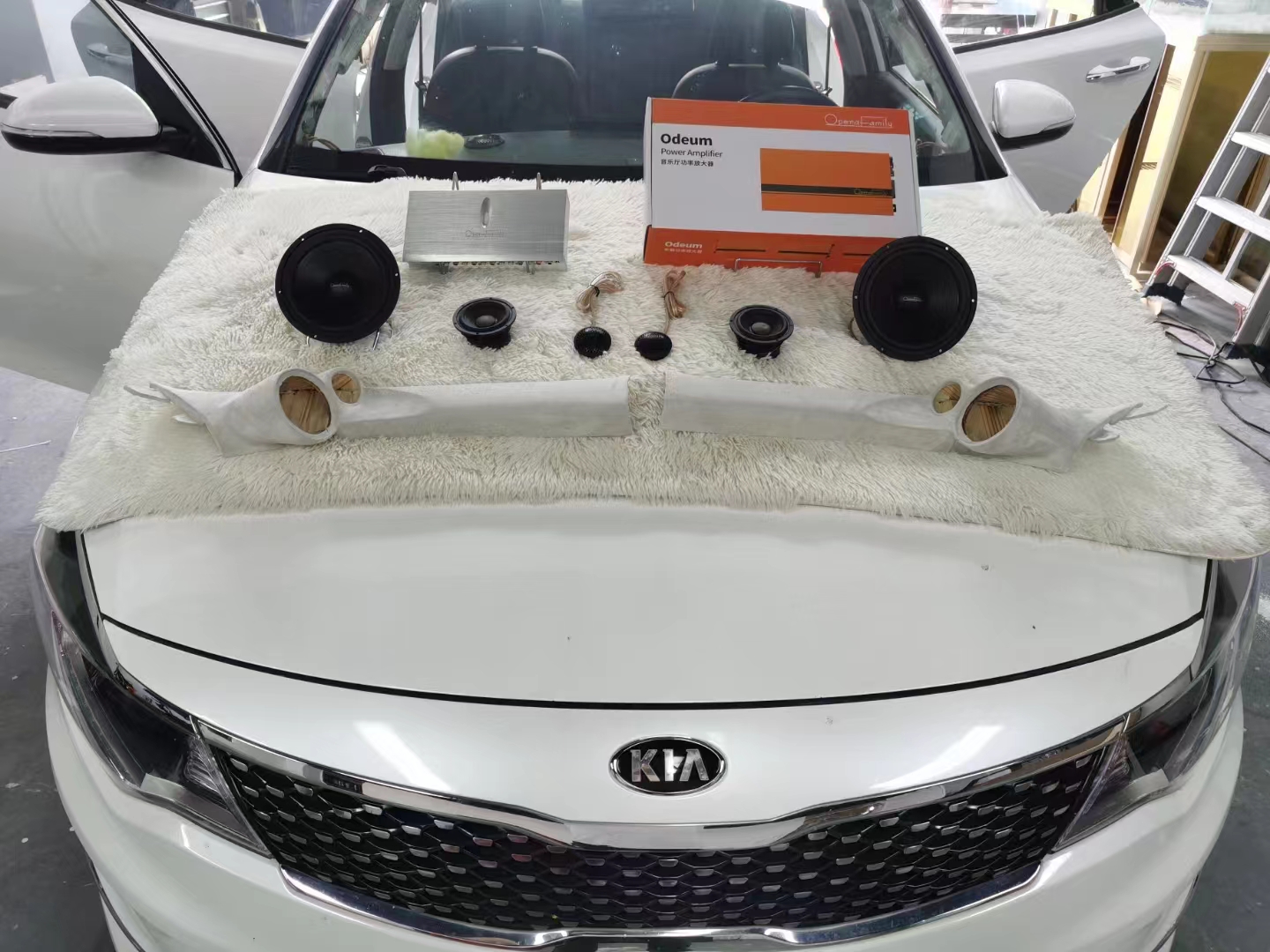 起亞K5升級(jí)歌劇世家Odeum6音樂廳六路功放，打造適合您的音樂！